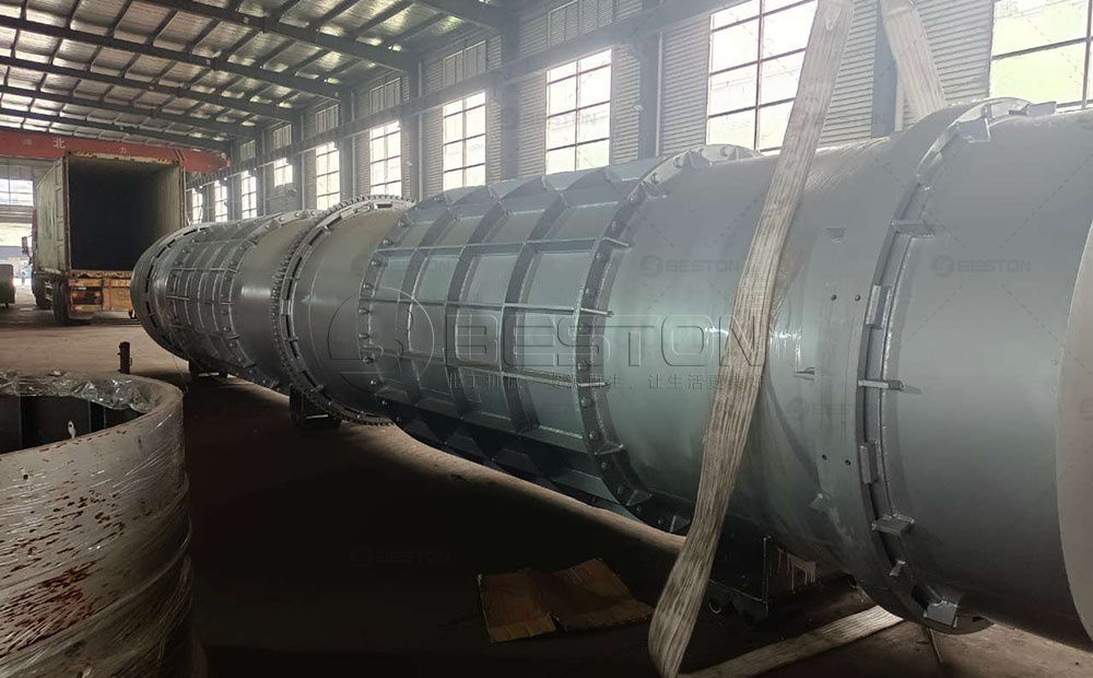 BST-30型号馬來西亞木材廠廢木料炭化設備第5張